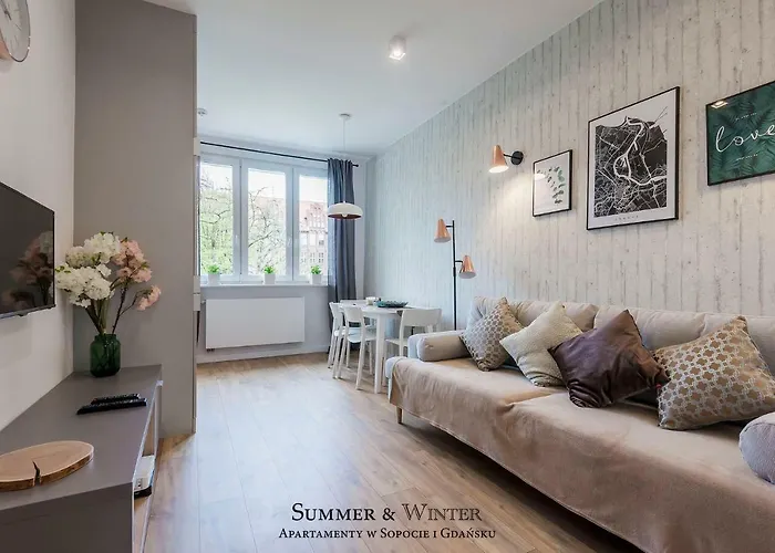 Family Luxury 1-6, 2 Sypialnie I Studio, 52 M2, Summerwinter Brand * Gdańsk